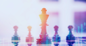 August 28 | Webinar Series on Mastering Retail Success Metrics: Markup and Markdown Strategies Chess pieces on a board with a lens flare effect.