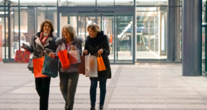September 17 | Webinar: Make Your Museum Store Sunday a Great Success 3 women friends walking with multiple shopping bags