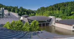Creating Successful Visitor Engagements: A Q&A With Crystal Bridges Interactive Media Producer Kim Lý exterior of Crystal Bridges Museum of American Art