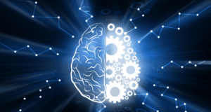 May 19 | Webinar: Demystifying AI: Overcoming Fears to Enhance Museum Accessibility graphic of a brain with gears inside to represent AI