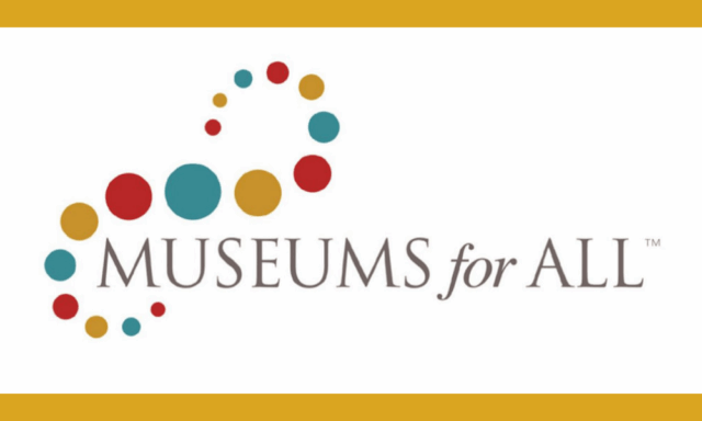 webinar on free museum admission benefits Museums for All logo