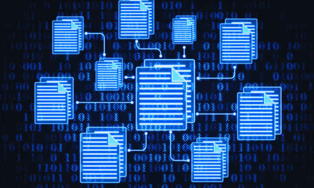 graphic representation of digital files