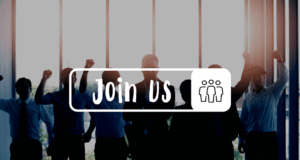 October 20 | Evolving Membership Models: A Case Study & Collaborative Discussion group of people in the background overlayed with a "Join Us" button