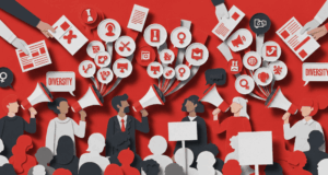 February 9 | Making the Right Kind of Noise: How To Make Your Advocacy Message Break Through Graphic of people and speech bubbles depicting advocacy